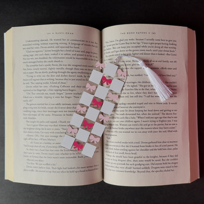 Checkered Bows Bookmark