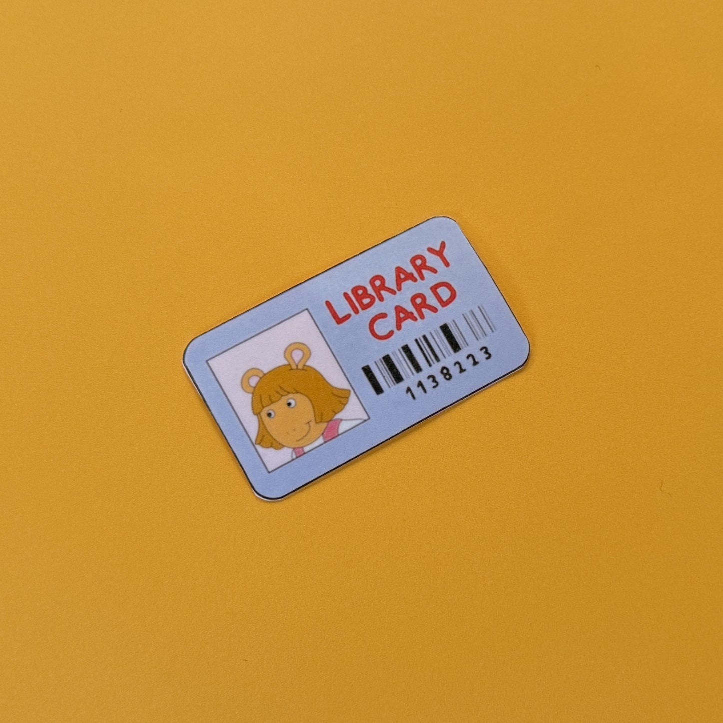 DW Library Card Sticker