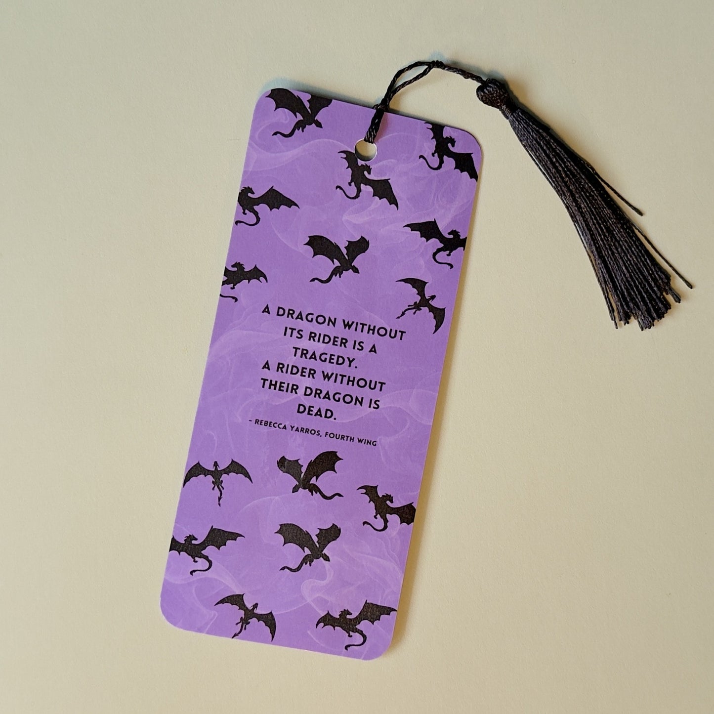 Violet Fourth Wing Bookmark