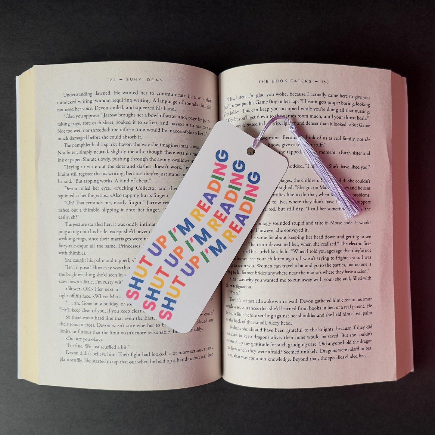 Shut Up I'm Reading Bookmark